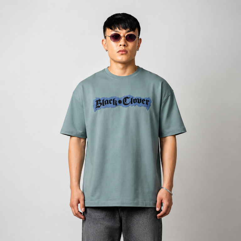 Black Clover — Men's Oversized Anime Graphic T-Shirt