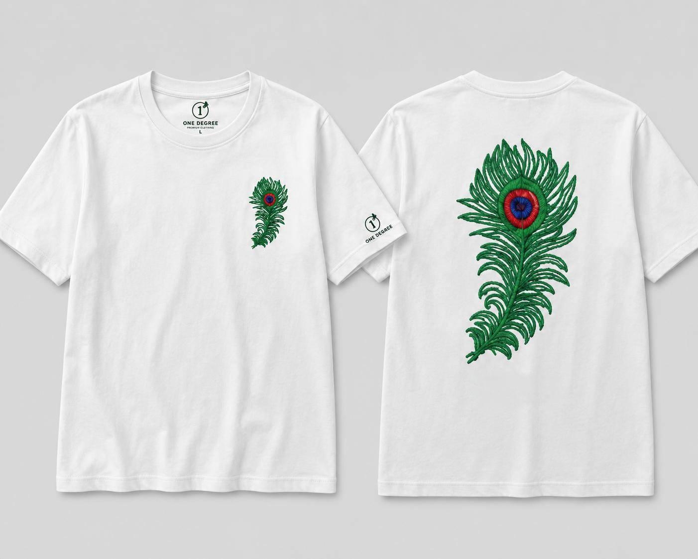 Peacock Feather — Oversized T-Shirt