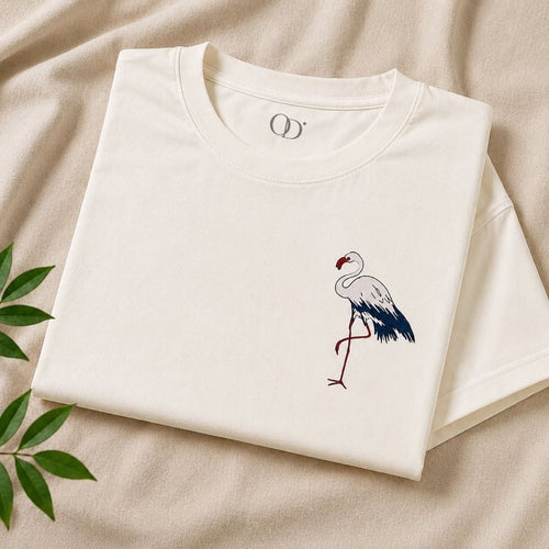 Flamingo & Bloom — Oversized T-Shirt